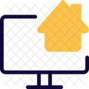 Computer House  Icon