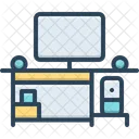 Computer Desk Education Icon