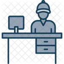 Computer Desk Home Icon