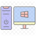 Computer Lineal Color Icon Icon