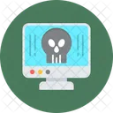 Computer Monitor Danger Icon