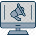 Monitor Marketing Business Icon