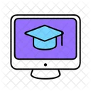 Computer Education Learning Icon