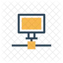 Computer On Network Icon