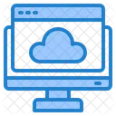 Computer Browser Cloud Icon