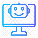 Computer Artificial Intelligence Machine Learning Icon
