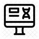 Computer Medical Result Genetics Symbol
