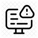 Computer infected with virus  Icon