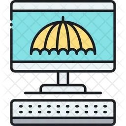 Computer Insurance  Icon