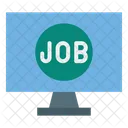 Computer Job  Icon