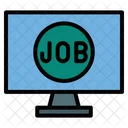 Computer Job  Icon