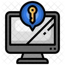 Computer Key  Icon