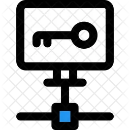 Computer Key Network  Icon