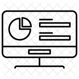 Computer lab Icon - Download in Line Style