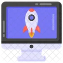 Pc Launch Computer Launch Monitor Startup Icon