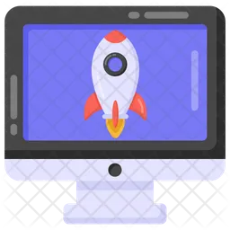 Computer Launch  Icon