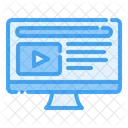 Computer Layout Template Content Icon