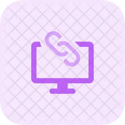 Computer Link  Icon