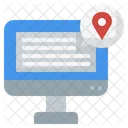Computer Location  Icon