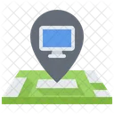 Computer Location  Icon