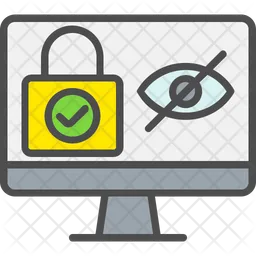 Computer Lock Access  Icon