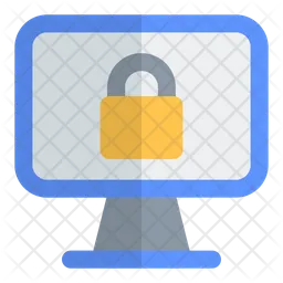 Computer lock  Icon