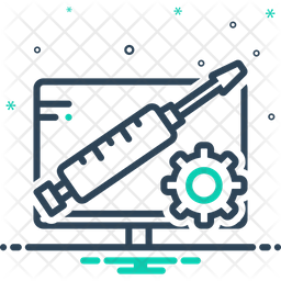 Computer maintenance Icon