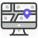 Computer map  Icon