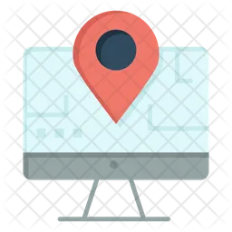 Computer Map App  Icon