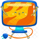 Computer mascot  Icon
