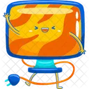 Computer mascot  Icon
