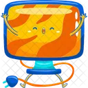 Computer mascot  Icon