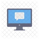 Computer Message Online Message Online Chat Icon