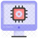 Ai Processor Computer Microchip Computer Hardware Icon