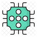 Computer microchip  Icon