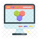 Computer Molecule  Icon