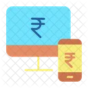 Monline Banking Computer Money Online Transfer Icon