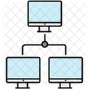 Computer Network Hierarchy Icon
