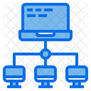 Communication Network Computer Icon