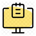 Computer Note Computer Notes Online Note Icon