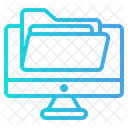 Computerordner Dateiordner Datenordner Symbol