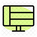 Computer Page Layout  Icon