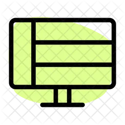 Computer Page Layout  Icon