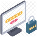 Computer Password Login Security Cyber Security Icon