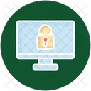 Computerkennwort Computersicherheit Gesperrter Computer Icon