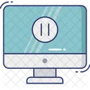 Computer Pause  Icon