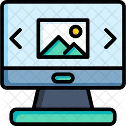 Computer Picture  Icon