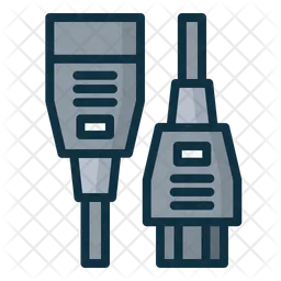 Computer Power Cable  Icon
