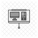 Computer Presentation  Icon