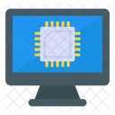 Smart Computing Computer Processor Microprocessor Icon